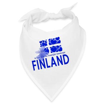 Finnland Finland - Bandana - Weiß - Vorne