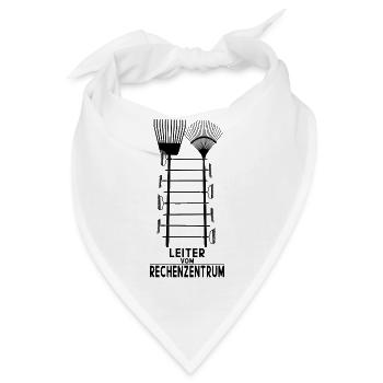 LEITER VOM RECHENZENTRUM - Bandana - Weiß - Vorne