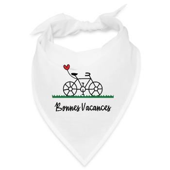 FAHRRAD. FEIERTAG. ES LEBE DIE FERIEN. FEIERTAG - Bandana - Weiß - Vorne