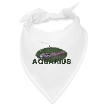 Wassermann Sternzeichen Wassermann Aquarius - Bandana - Weiß - Vorne