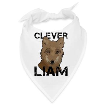 Liam Geburtstag Liam - Bandana - Weiß - Vorne