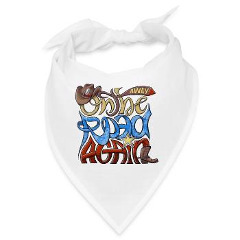 Wieder unterwegs - Wieder unterwegs - Kleidung, Geschenke - Bandana - Weiß - Vorne