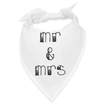 ICH LIEBE DICH. ICH LIEBE DICH. LIEBE. LIEBE. HERZ. HEIRAT - Bandana - Weiß - Vorne