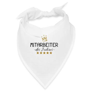Mitarbeiter des Jahres - Bandana - Weiß - Vorne