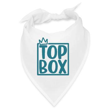 Top Box einmal - Bandana - Weiß - Vorne