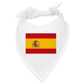 Spanien - Bandana - Weiß - Vorne