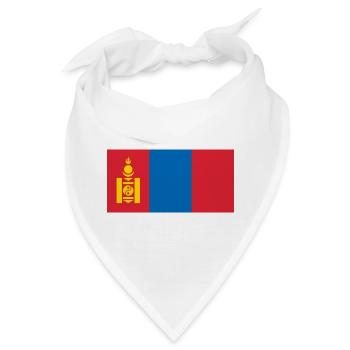 Mongolei - Bandana - Weiß - Vorne