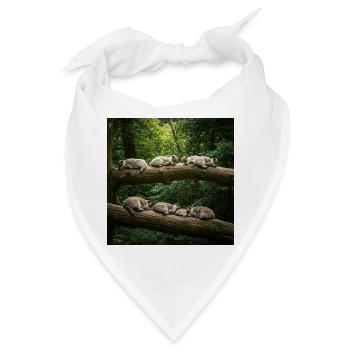 Meeresrauschen Naturkulisse T-Shirt - Bandana - Weiß - Vorne