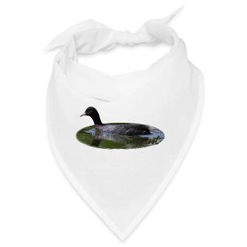 Blässhuhn Wasservogel Vogel - Bandana - Weiß - Vorne