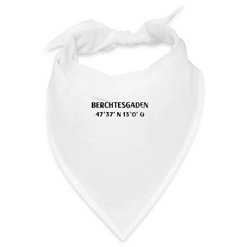 Berchtesgaden Koordinaten Wandern - Bandana - Weiß - Vorne