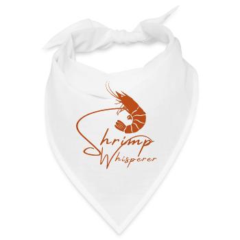 Shrimp Whisperer - Angelliebhaber - Bandana - Weiß - Vorne