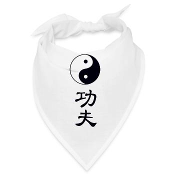 tao kung fu - Bandana - Weiß - Vorne