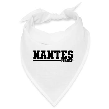 Nantes | Frankreich - Bandana - Weiß - Vorne
