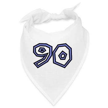 90 - Bandana - Weiß - Vorne