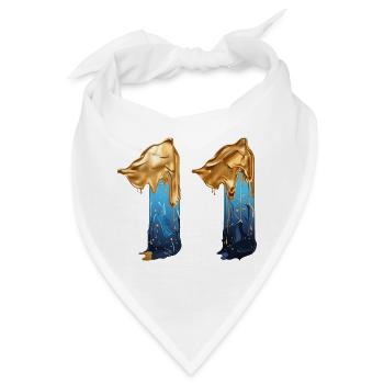 NR. 11 NUMMER 11 COOL 11. GEBURTSTAG - Bandana - Weiß - Vorne