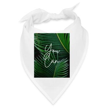 YOU CAN - Bandana - Weiß - Vorne