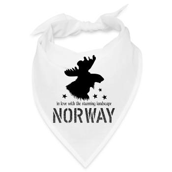 Norway - Bandana - Weiß - Vorne