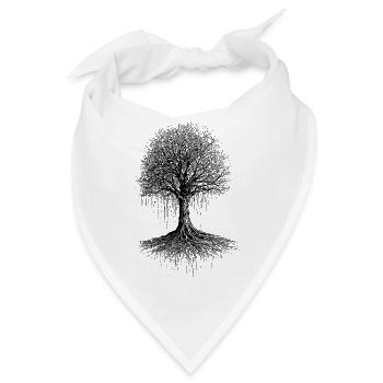 Echo der Wurzeln - Bandana - Weiß - Vorne