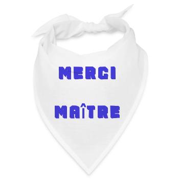 VIELEN DANK. DANKE. VIELEN DANK. JAHRESTAG. GEBURT. - Bandana - Weiß - Vorne