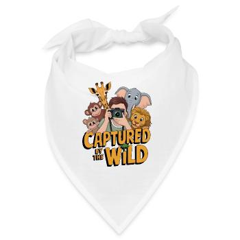 Gefangen von der Wildnis - Bandana - Weiß - Vorne
