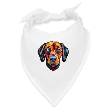 Plott Hunderasse Bunte Aquarell-Illustration - Bandana - Weiß - Vorne