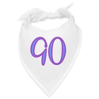 90 - Bandana - Weiß - Vorne