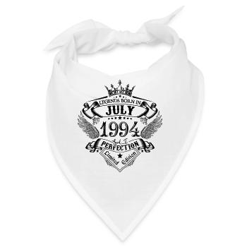 1994 Juli 1994 Geburtstag Juli 1994 - Bandana - Weiß - Vorne