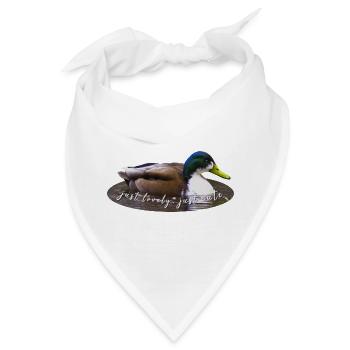 just lovely just cute - Bandana - Weiß - Vorne