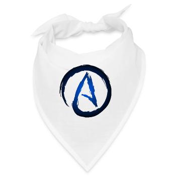 Atheismus Symbol Atheist - Bandana - Weiß - Vorne