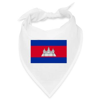 Kambodscha - Bandana - Weiß - Vorne
