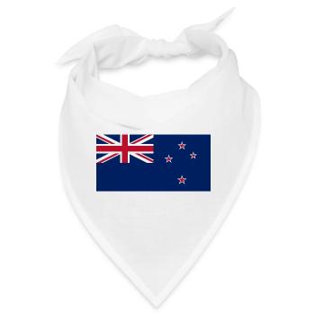 Neuseeland - Bandana - Weiß - Vorne