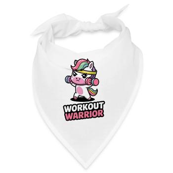 Workout Krieger - Bandana - Weiß - Vorne