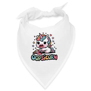 Oopsicorn - Bandana - Weiß - Vorne