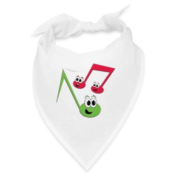 Fugly Noten - Bandana - Weiß - Vorne