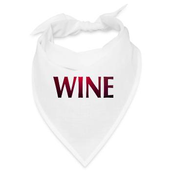WINE - Bandana - Weiß - Vorne