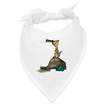 erdmaennchen comic - Bandana - Weiß - Vorne