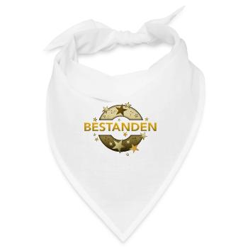 Bestanden Prüfung bestanden goldenes Abzeichen - Bandana - Weiß - Vorne