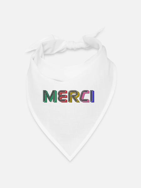 MERCI - Bandana - blanc