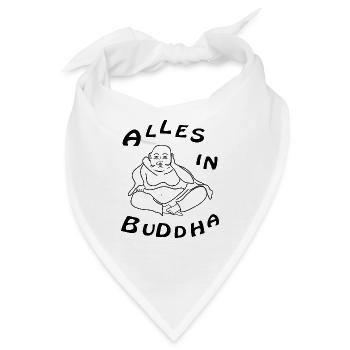 alles in buddha - Bandana - Weiß - Vorne