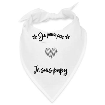 OPA. VATERTAG. FROHER VATERTAG. ICH LIEBE DICH. - Bandana - Weiß - Vorne