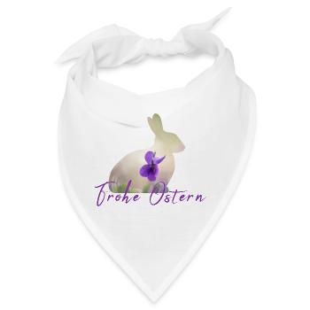 Ostern Frohe Ostern - Bandana - Weiß - Vorne