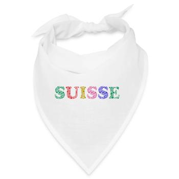 SCHWEIZ. LAND - Bandana - Weiß - Vorne