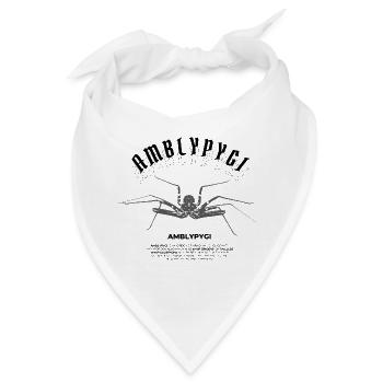 Geißelspinne - Amblypygi - Bandana - Weiß - Vorne