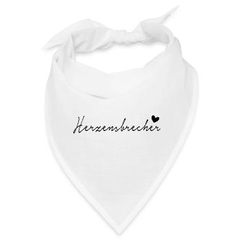 Herzensbrecher - Bandana - Weiß - Vorne