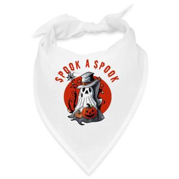 Erschrecke einen Spuk! - Bandana - Weiß - Vorne