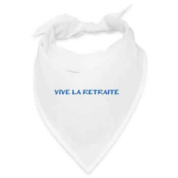 RUHESTAND. RUHESTAND. PENSIONIERT. RUHESTAND - Bandana - Weiß - Vorne