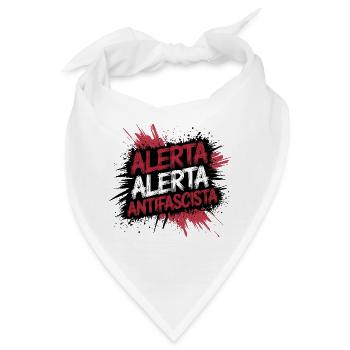 FCKNZS gegen rechts antifa - Bandana - Weiß - Vorne