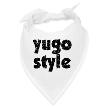 yugo style - united style of Balkan - Bandana - Weiß - Vorne