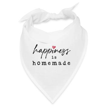 Happiness is Homemade - Bandana - Weiß - Vorne