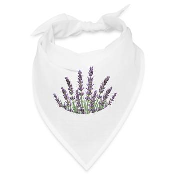 Lavendelhalme Lavendel - Bandana - Weiß - Vorne